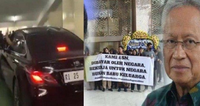 Viral Mobil Dinas Kementerian