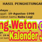 Cara Menghitung Weton Jawa